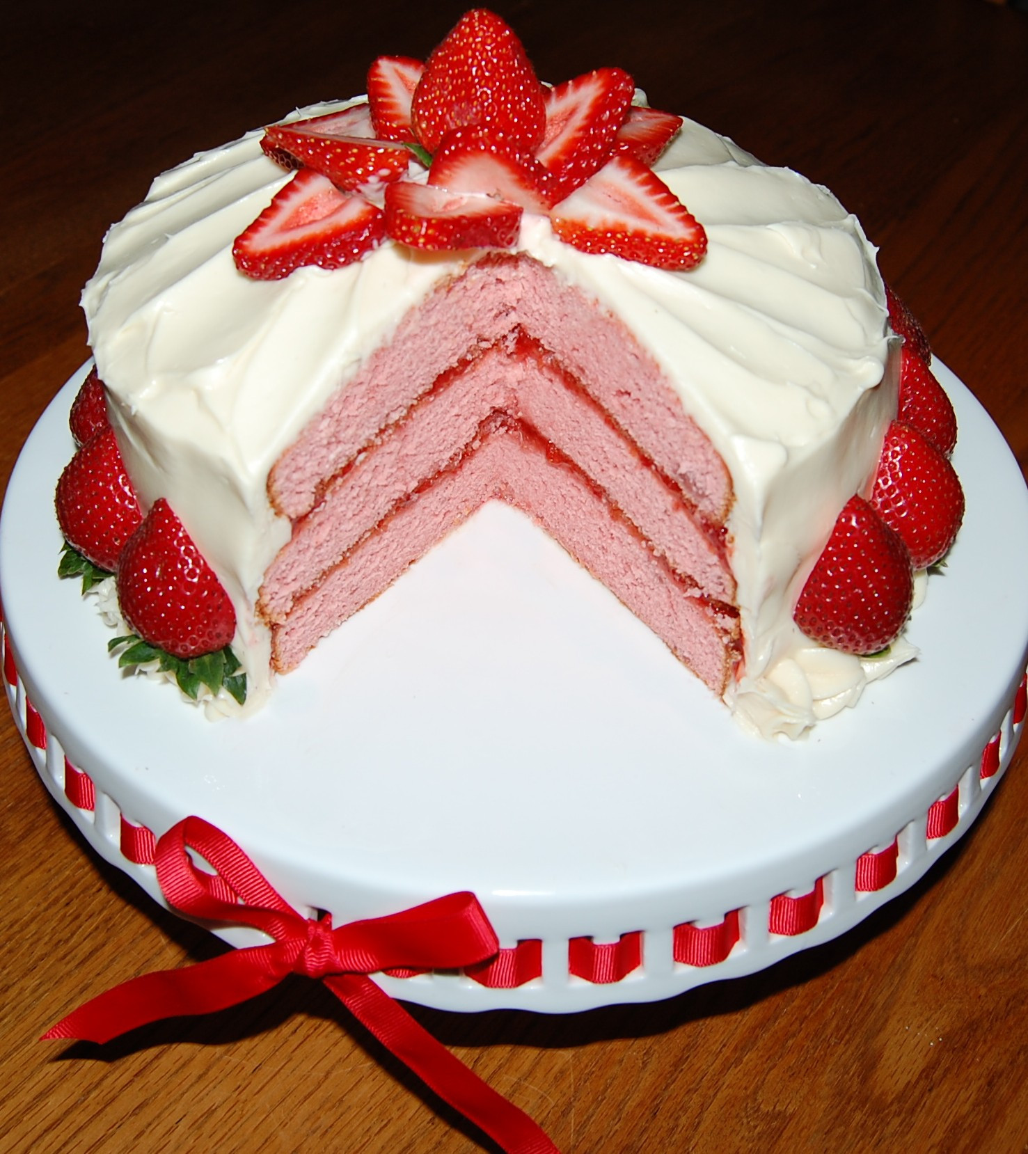 Strawberry Filling Cake
 Strawberry Layer Cake