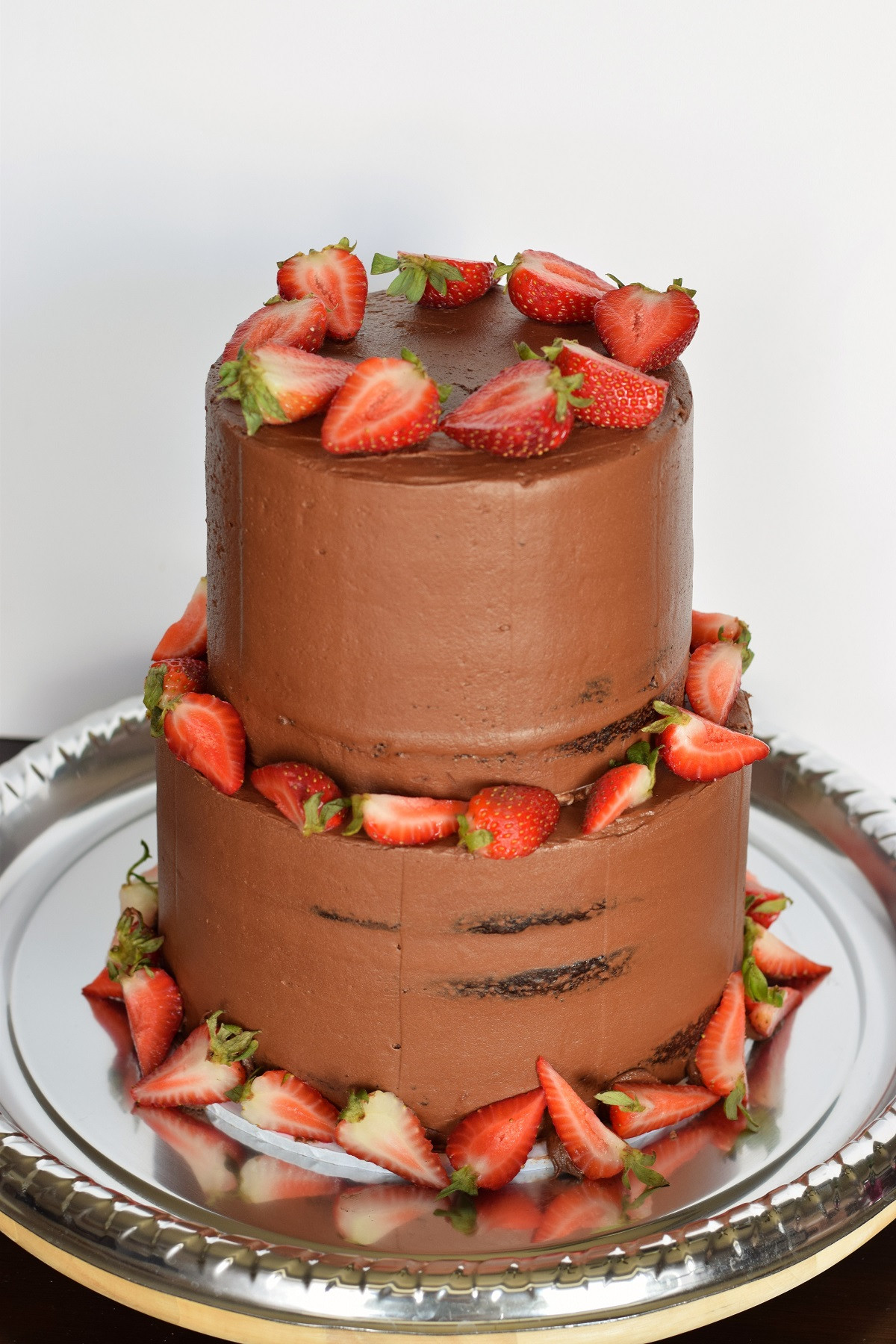 Strawberry Filling Cake
 Chocolate Wedding Cake with Strawberry Filling – Bunny Baubles