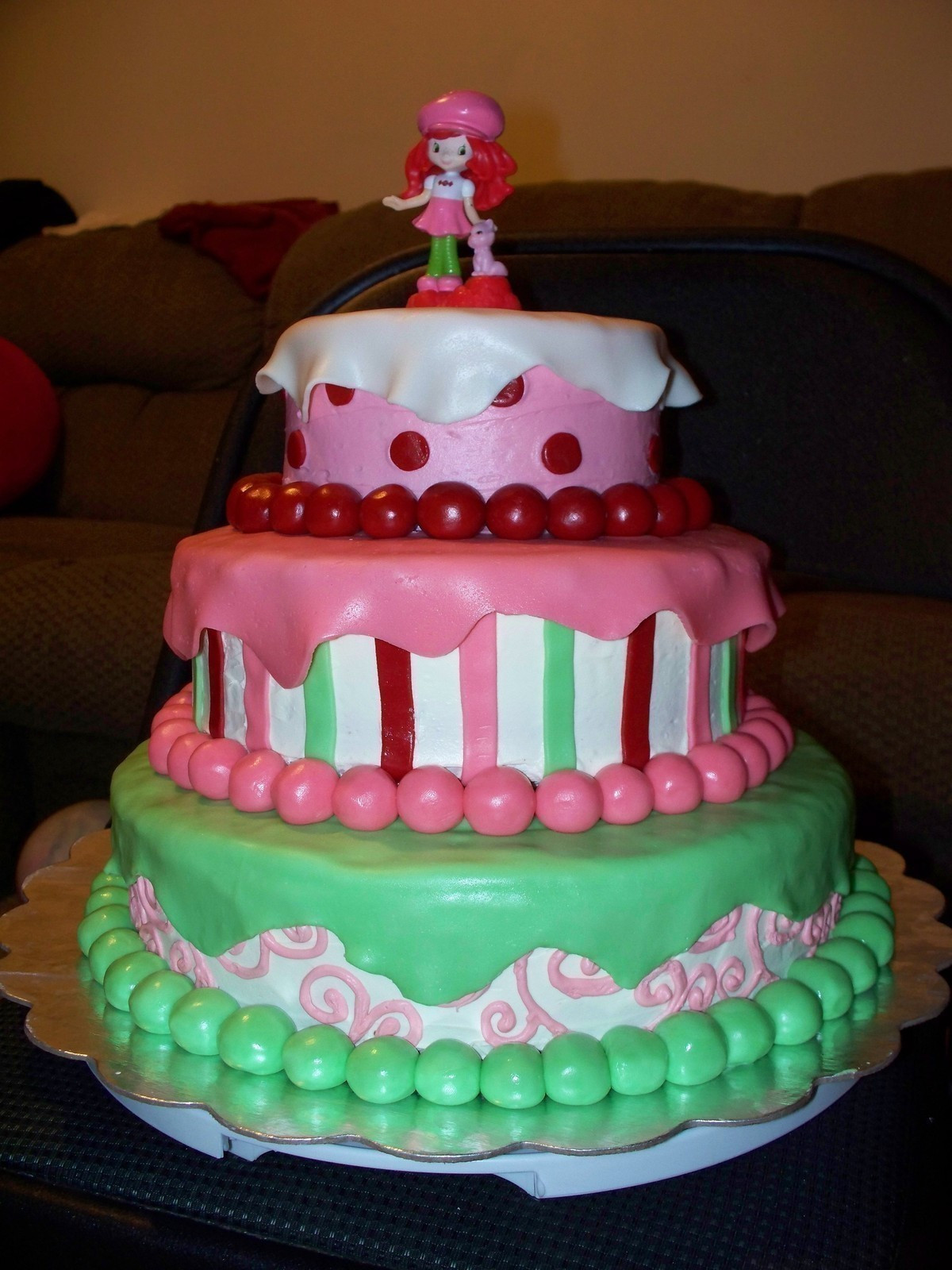Strawberry Shortcake Birthday Cake
 Strawberry Shortcake Birthday Cake · A Tiered Cake