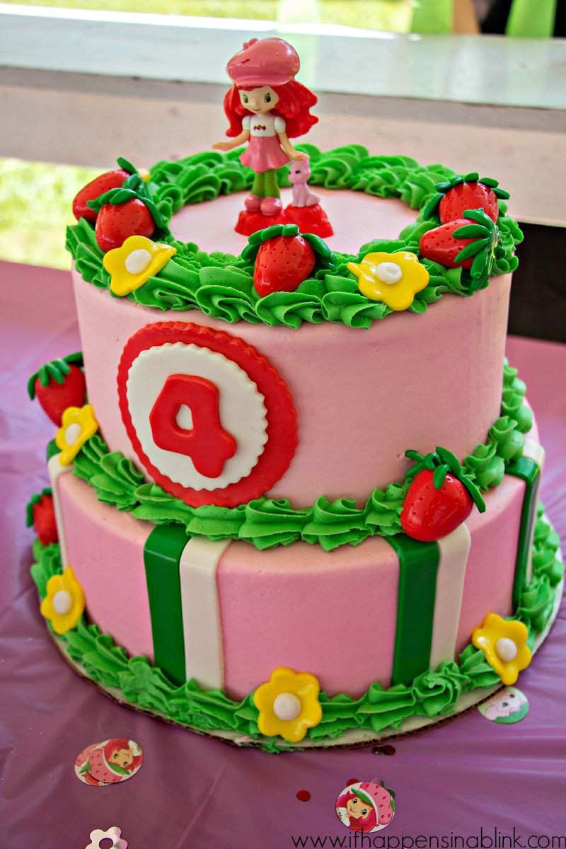 Strawberry Shortcake Birthday Cake
 Strawberry Shortcake Birthday Party Ideas on Pinterest