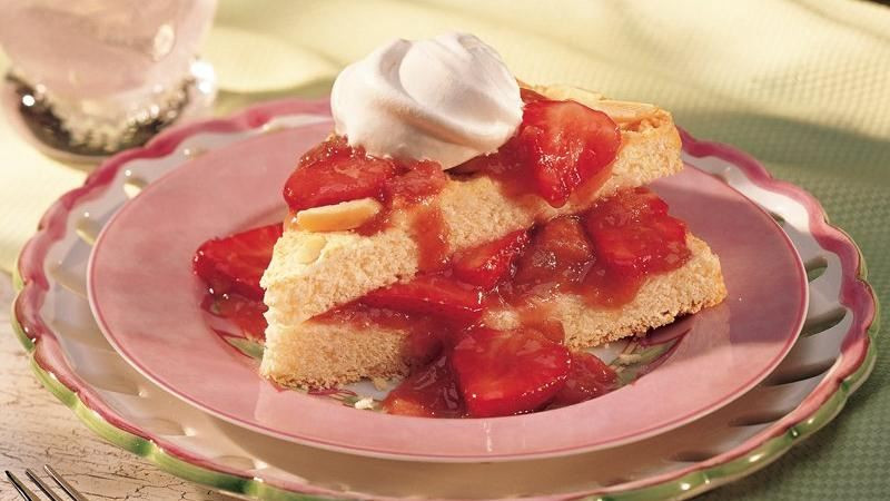 Strawberry Shortcake Bisquick
 Almond Shortcake with Strawberry Rhubarb Sauce recipe from