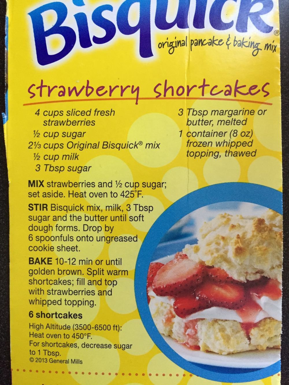 Strawberry Shortcake Bisquick
 Strawberry shortcake