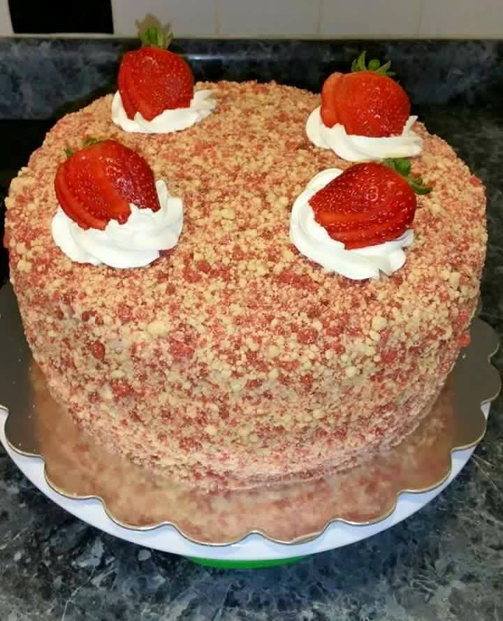 Strawberry Shortcake Cheesecake Cake Recipe
 Strawberry shortcake cheesecake