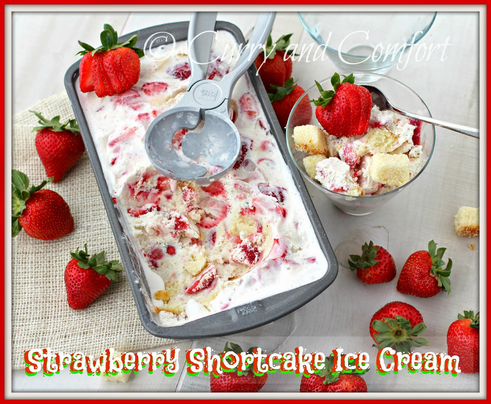 Strawberry Shortcake Ice Cream
 Kitchen Simmer Strawberry Shortcake Ice Cream StrawShortcake