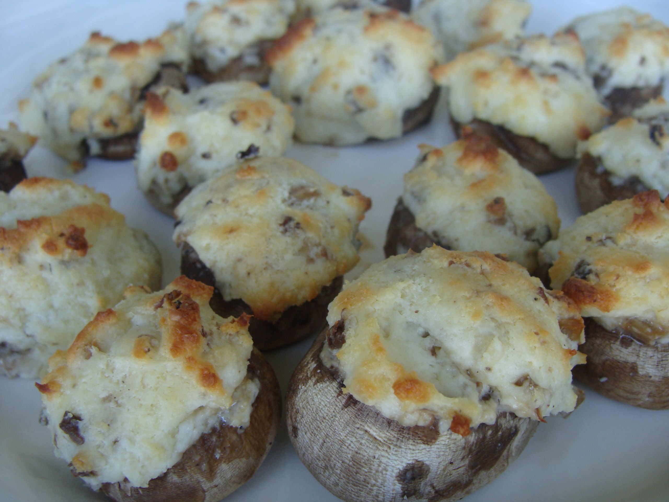 Stuffed Mushrooms With Cream Cheese
 Appetizers