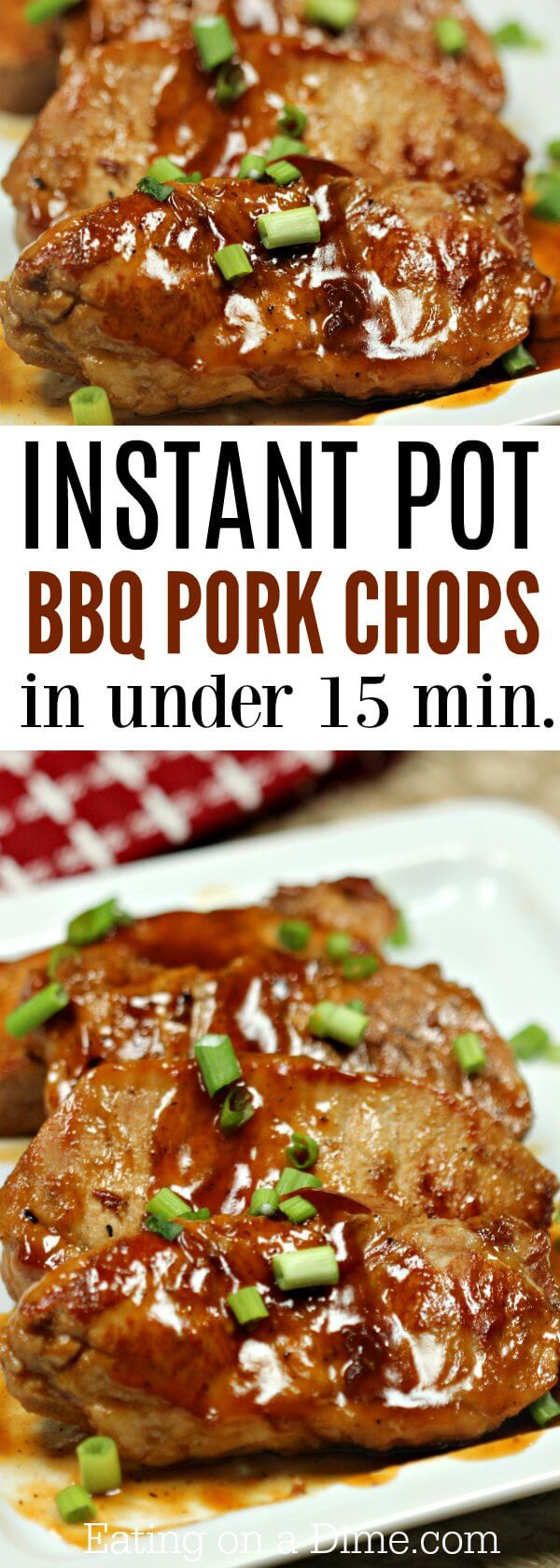 Stuffed Pork Chops Instant Pot
 Instant Pot BBQ Pork Chops Recipe Easy Dinner Idea