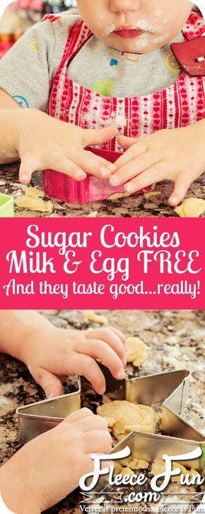 Sugar Cookies Recipe No Eggs
 Perfect for my daughter who has allergies but also great