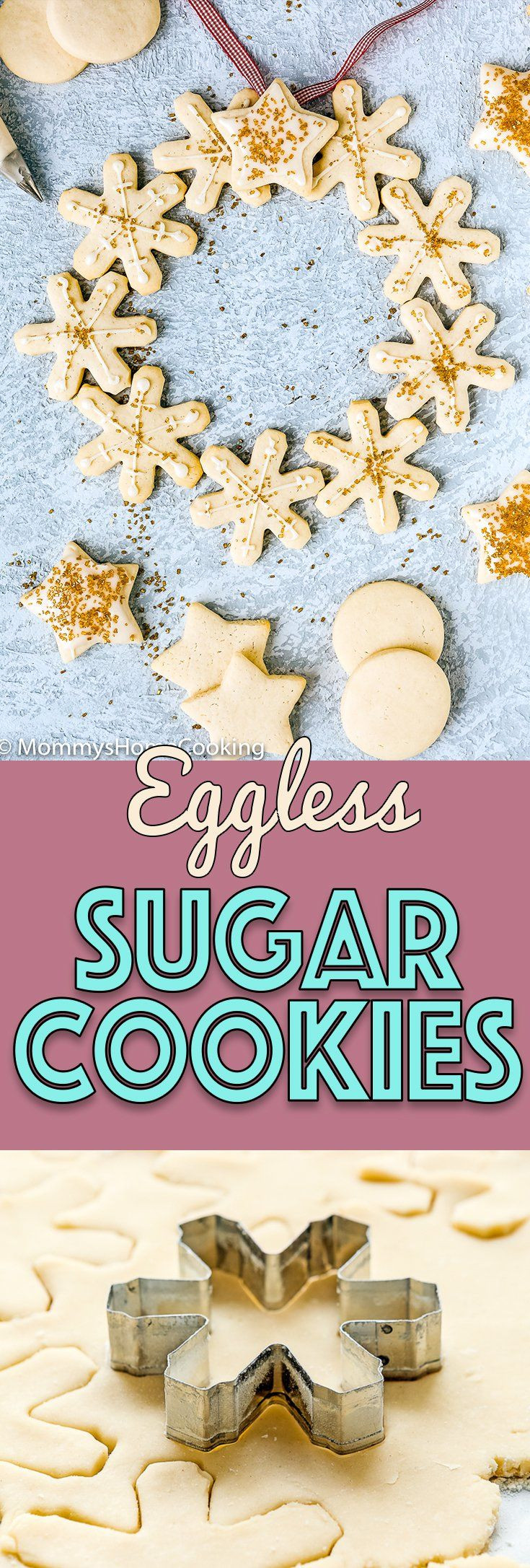 Sugar Cookies Recipe No Eggs
 Eggless Sugar Cookies Recipe