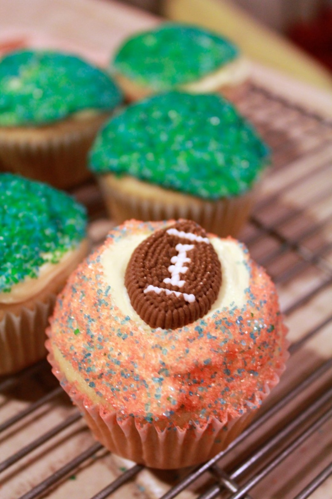 Super Bowl Cupcakes
 Super Bowl Cupcakes