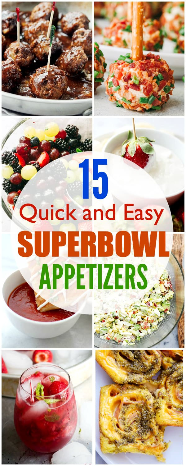 Super Bowl Munchies Recipes
 15 Easy & Mouth Watering Game Day Appetizers