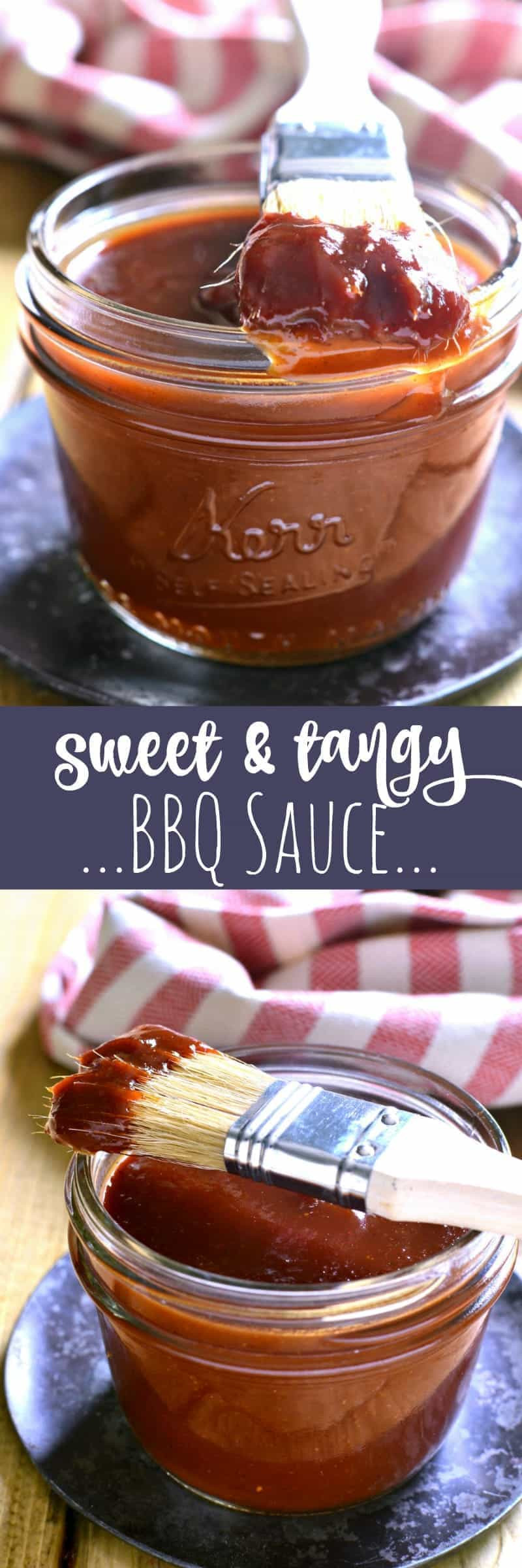 Sweet And Tangy Bbq Sauce
 Sweet & Tangy BBQ Sauce