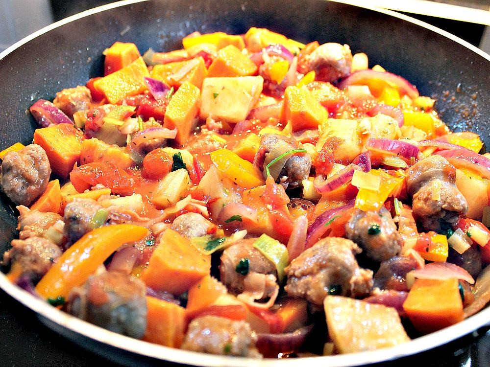 Sweet Potato Dinner Recipes
 Sausage and Sweet Potato Dinner A really quick easy and