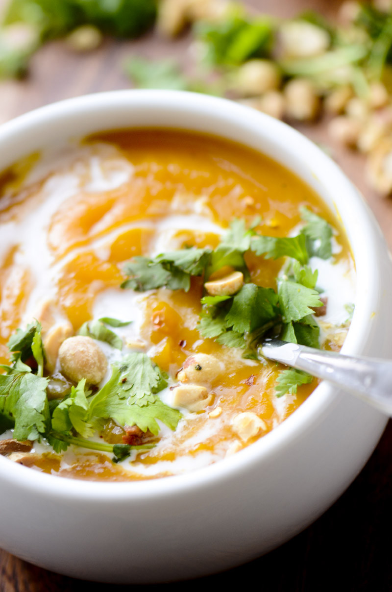 Thai Butternut Squash Soup
 Thai Curried Butternut Squash Soup – Recipe Diaries