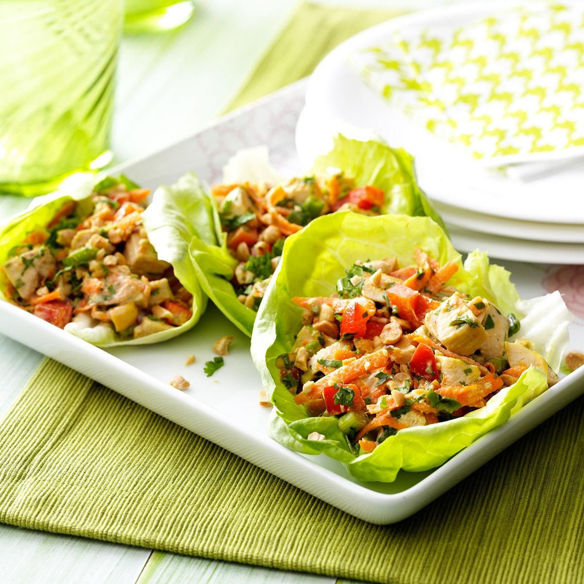 Thai Lettuce Wrap Recipes
 Thai Chicken Lettuce Wraps Recipe