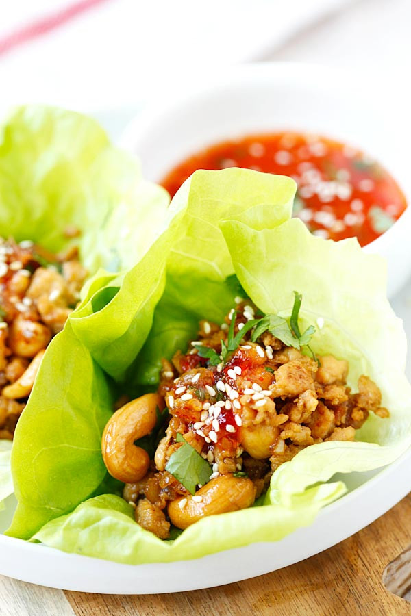 Thai Lettuce Wrap Recipes
 Thai Chicken Lettuce Wraps Rasa Malaysia