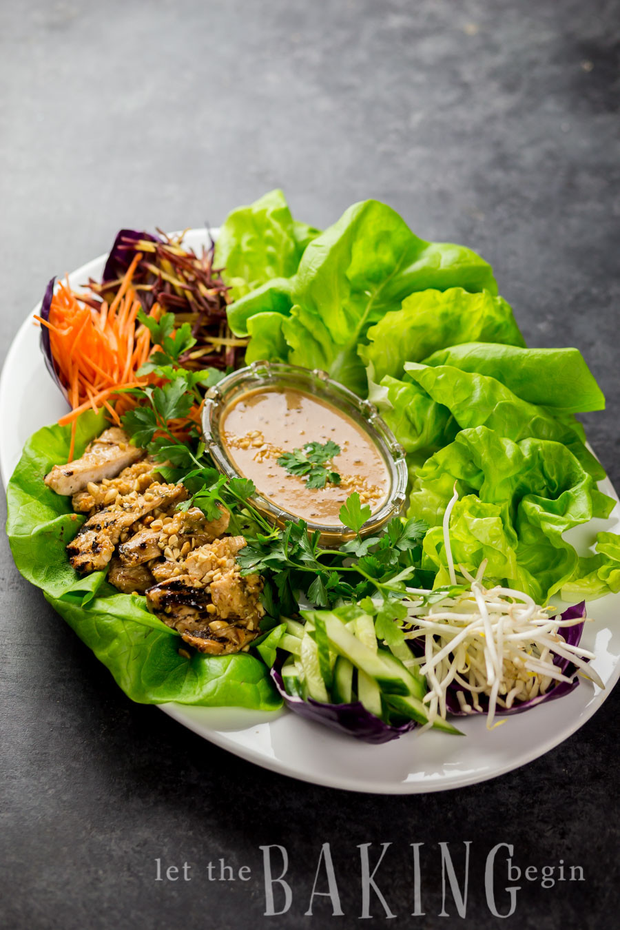 Thai Lettuce Wrap Recipes
 Thai Chicken Lettuce Wraps with Peanut Sauce Let the