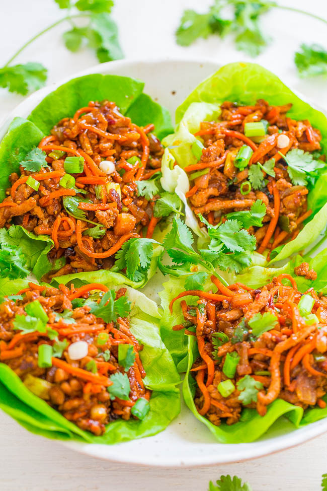 Thai Lettuce Wrap Recipes
 Thai Chicken Lettuce Wraps Recipe Healthy & Easy