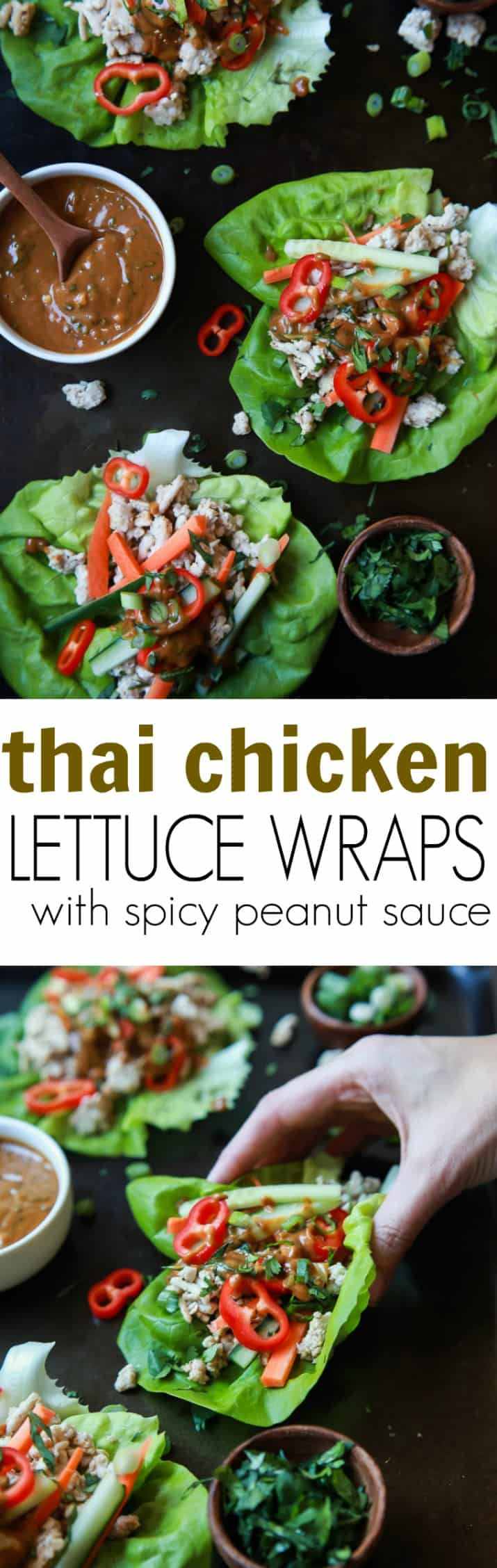 Thai Lettuce Wrap Recipes
 Thai Chicken Lettuce Wraps