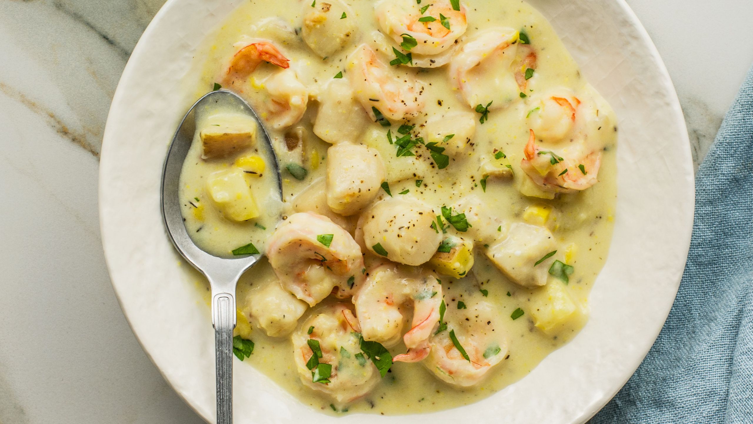 Thick Creamy Seafood Chowder Recipe
 Thick And Creamy Seafood Chowder Recipe