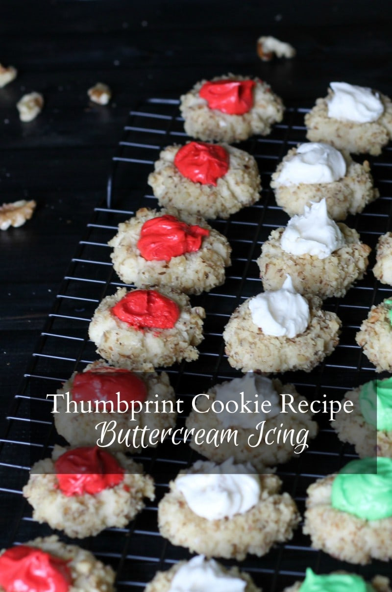 Thumbprint Cookies With Icing
 Thumbprint Cookie Recipe with Buttercream Icing