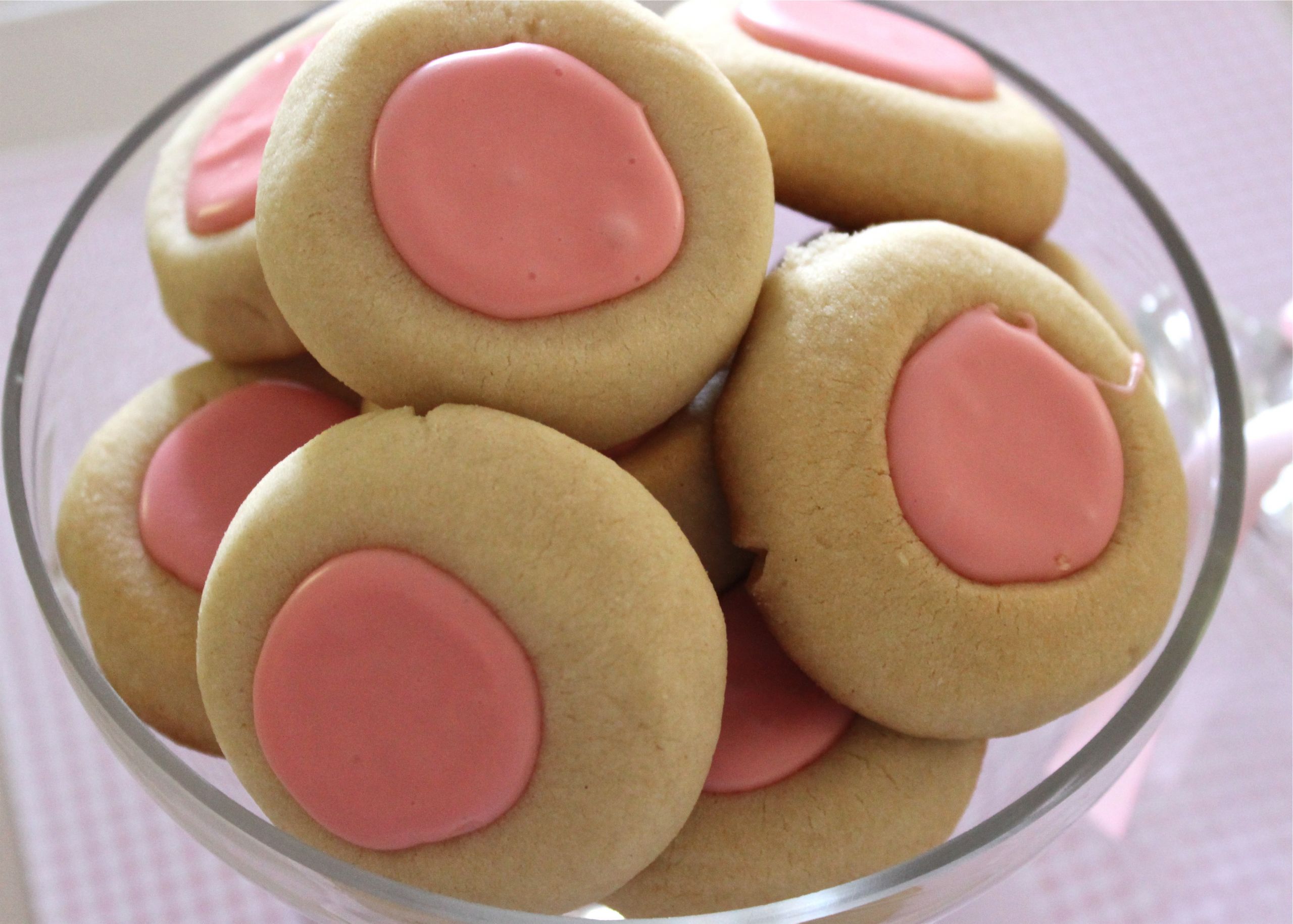 Thumbprint Cookies With Icing
 mondays menu mimi’s thumbprint cookies – Burlap and Crystal