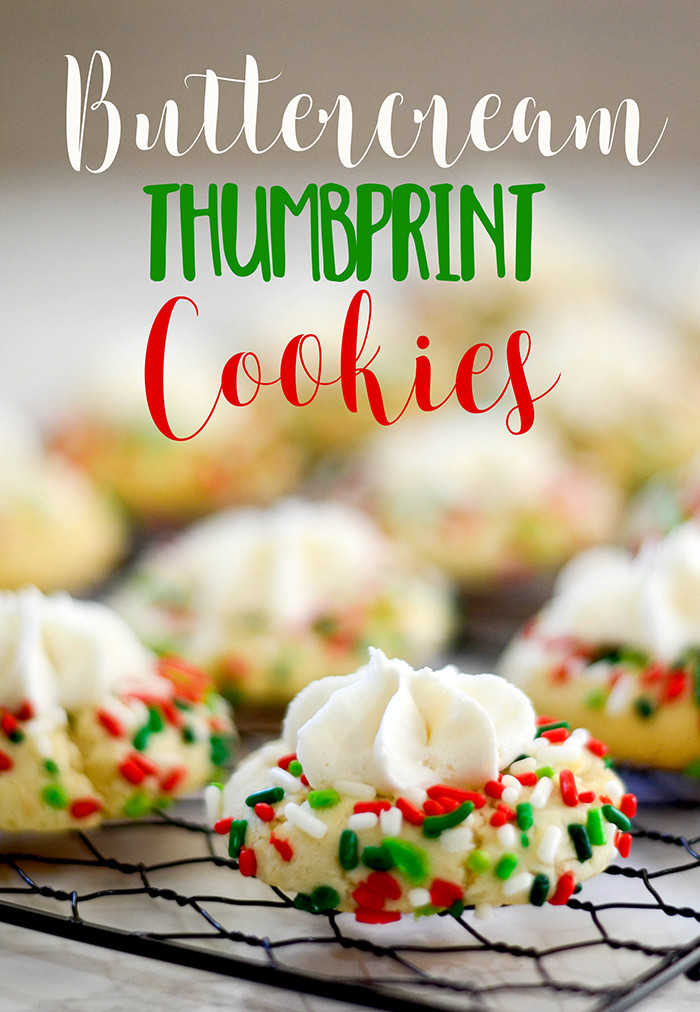 Thumbprint Cookies With Icing
 Buttercream Thumbprint Cookies Pink Cake Plate