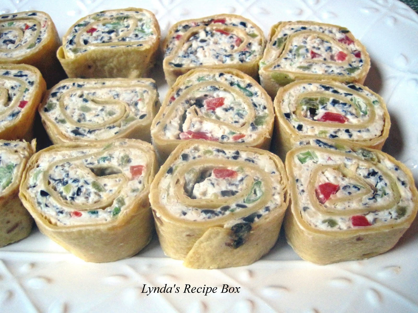 Tortilla Wraps Appetizer
 Lynda s Recipe Box Tortilla Pinwheel Appetizers
