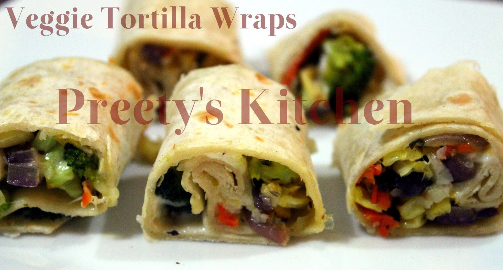Tortilla Wraps Appetizer
 Preety s Kitchen Veggie Tortilla Wraps Easy Party Appetizer