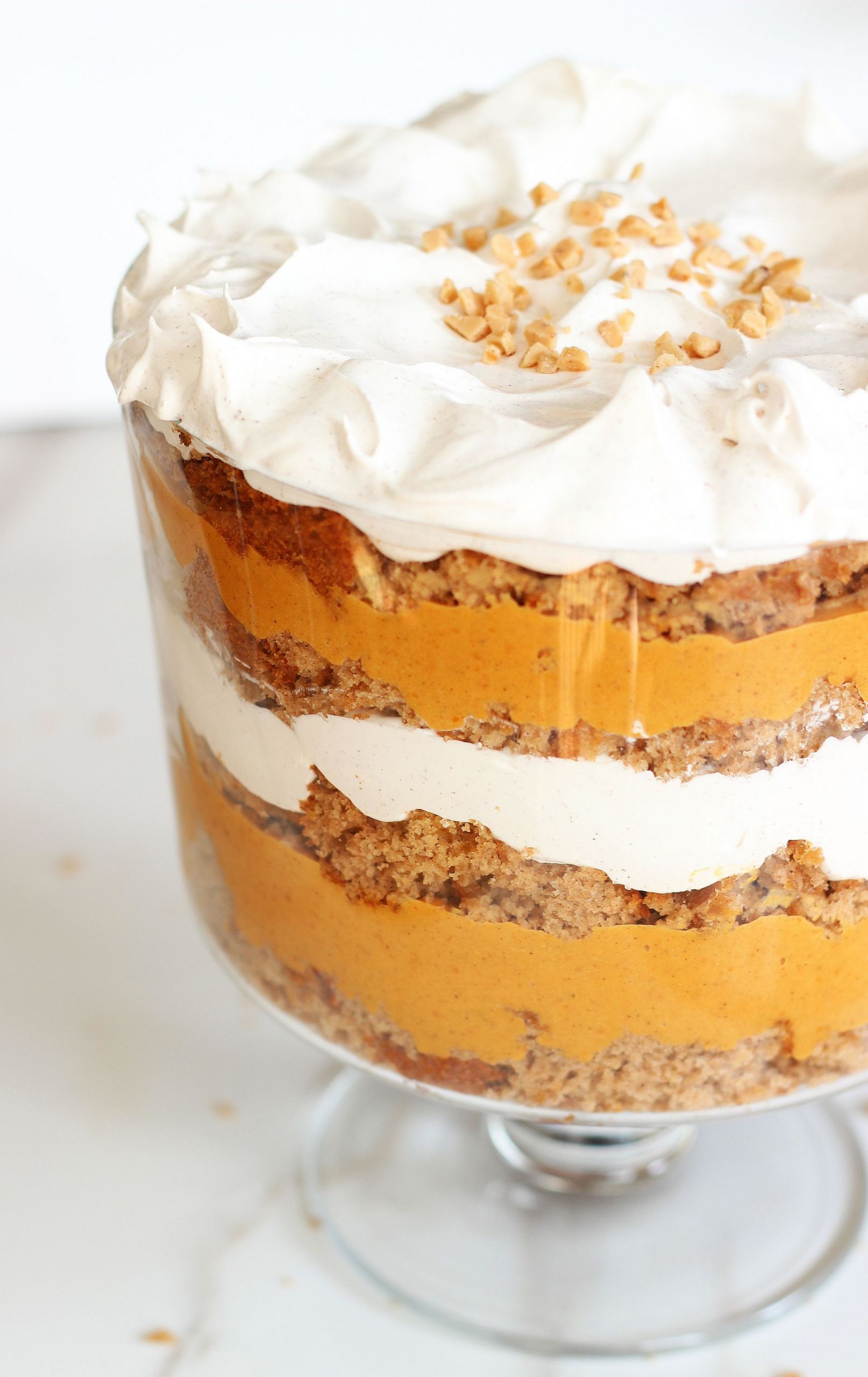 Trifle Dessert Recipes
 Pumpkin Butterscotch Spice Cake Trifle The Gold Lining Girl