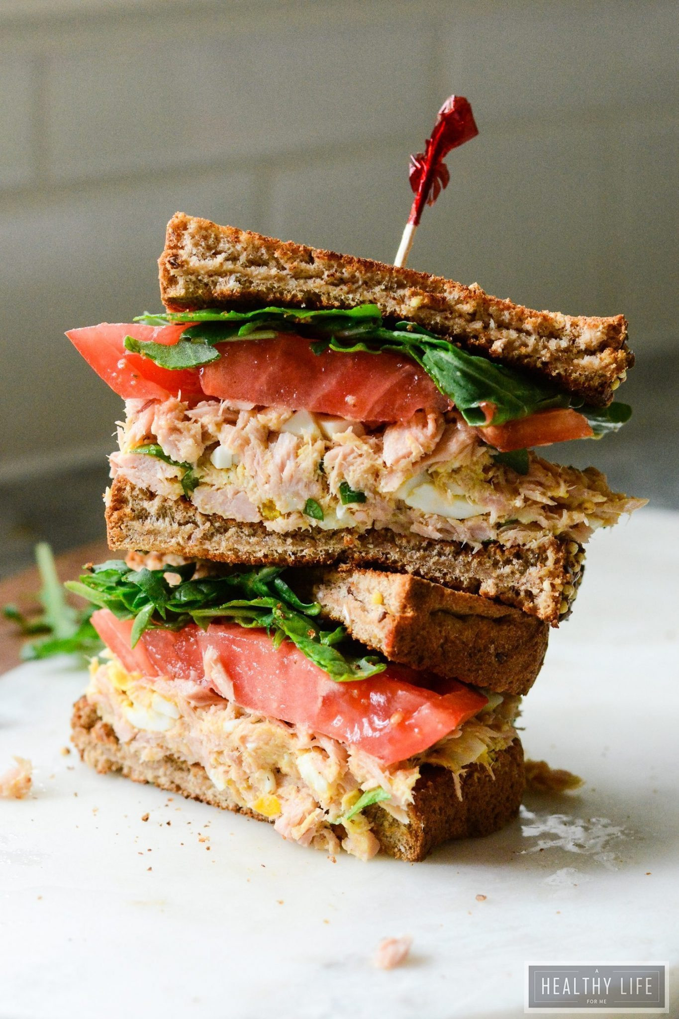 Tuna Fish Salad Sandwiches
 Yellowfin Tuna Salad Sandwich A Healthy Life For Me