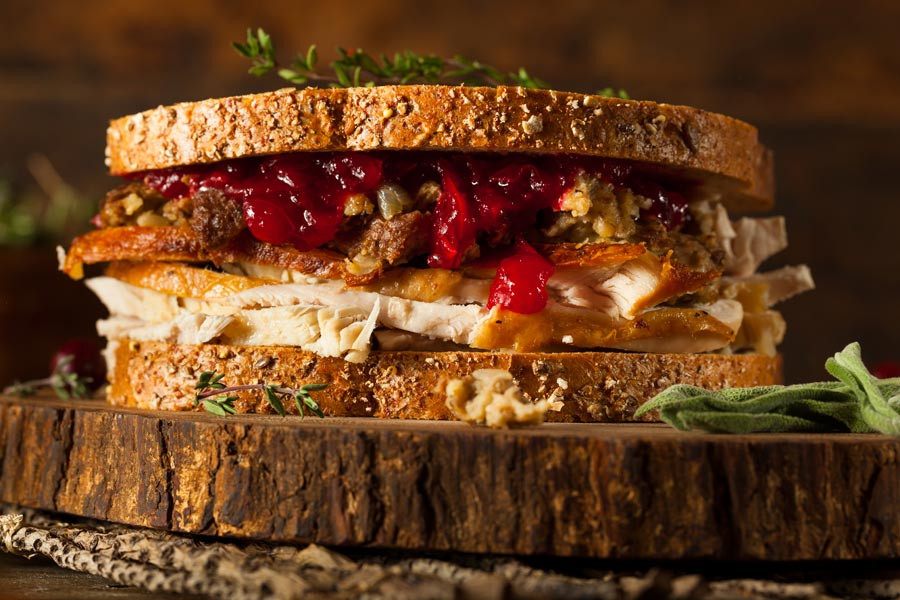 Turkey And Dressing Sandwiches
 Recipe Turkey Stuffing and Cranberry Sandwiches