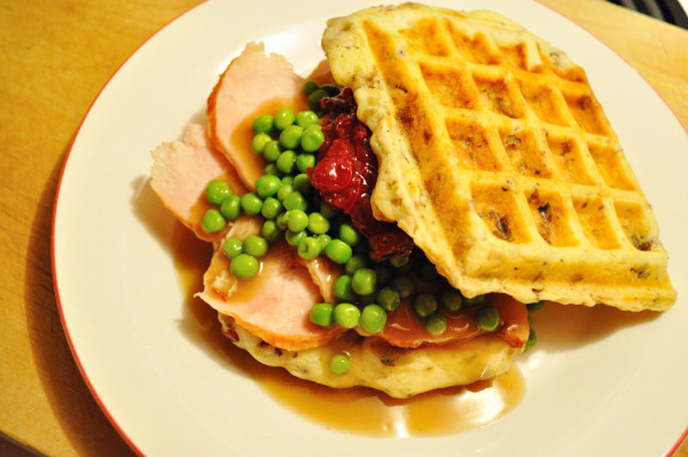 Turkey And Dressing Sandwiches
 Stuffing Waffle Turkey Sandwich Fun with Leftovers