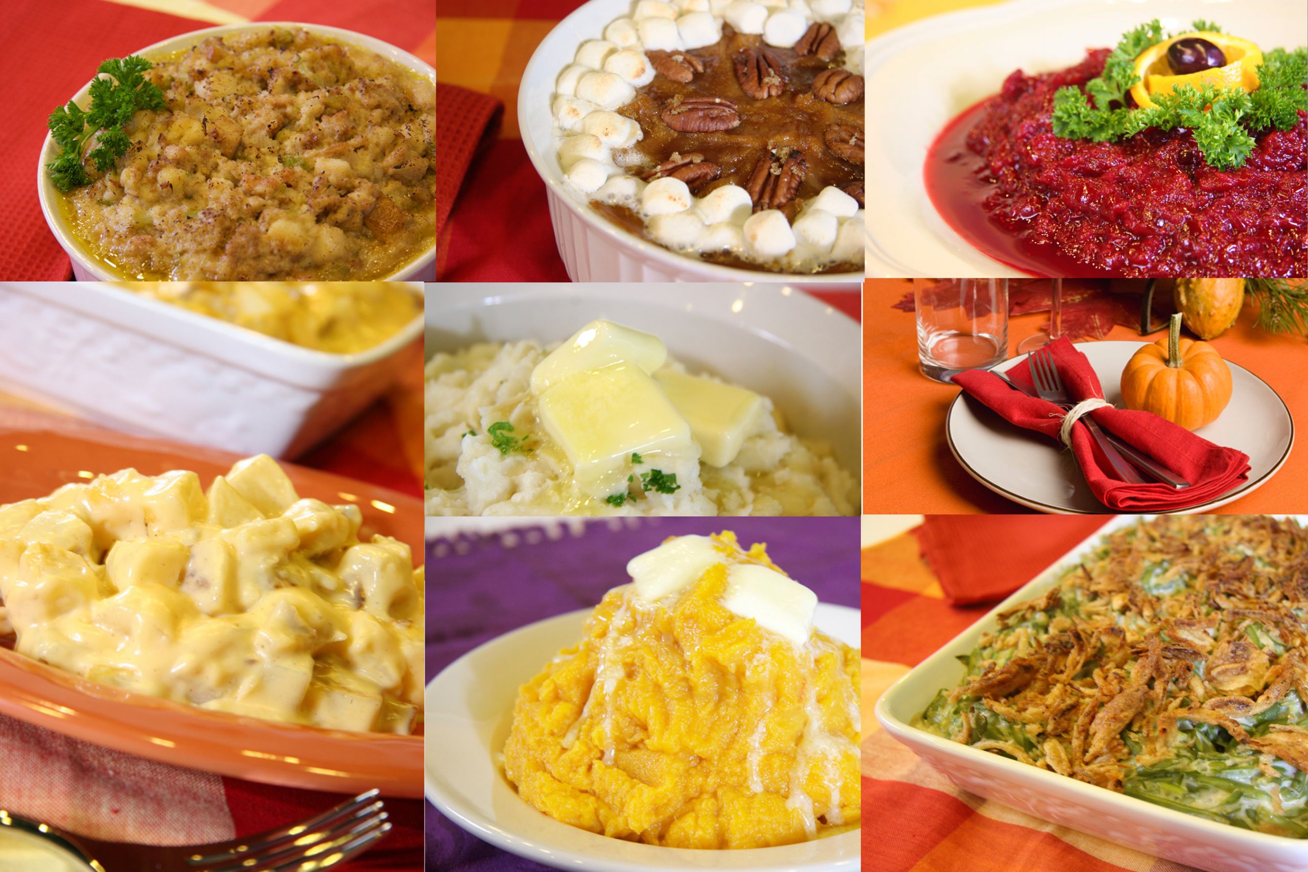 Turkey Dinner Sides
 Thanksgiving Menu