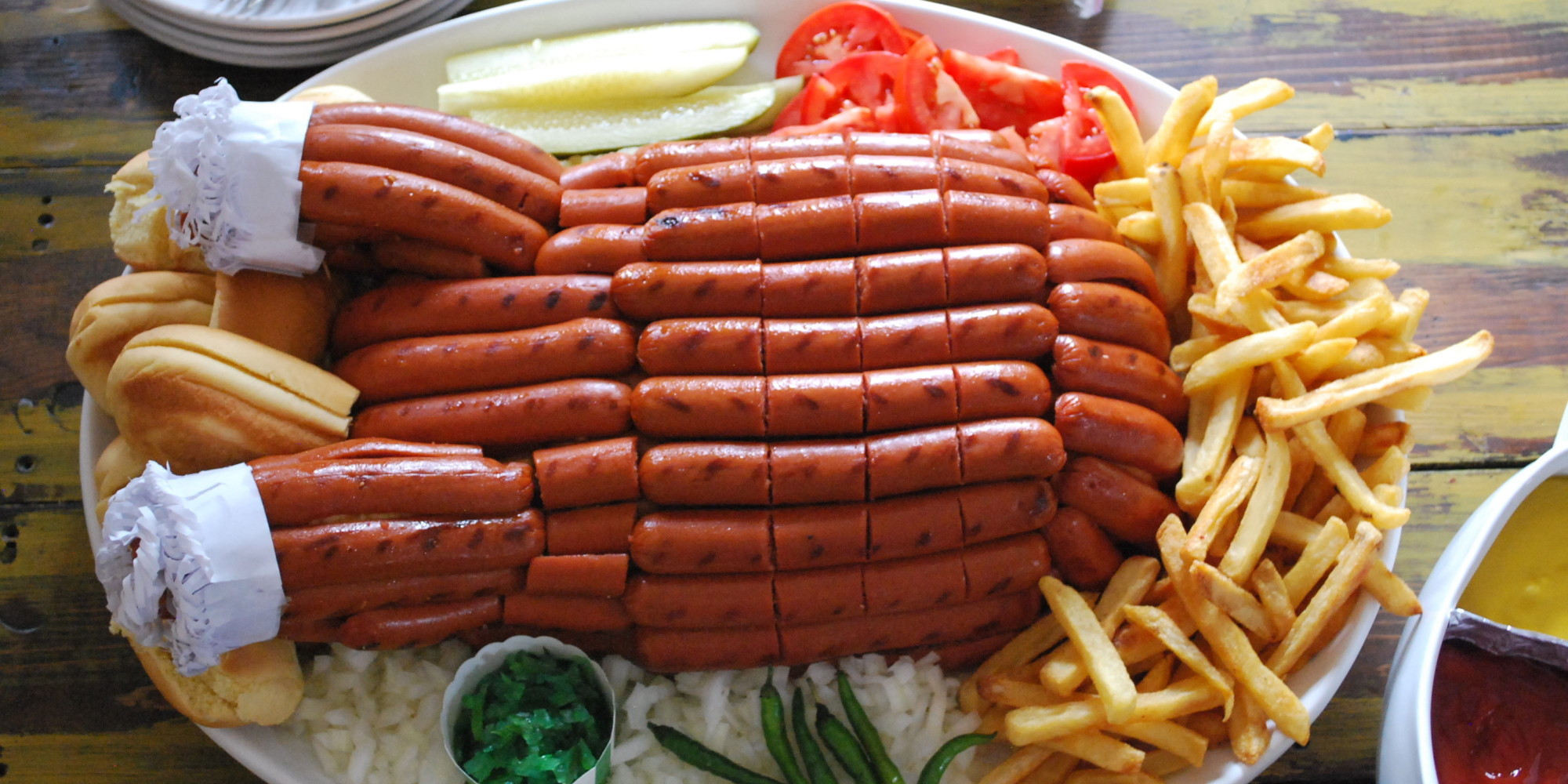 Turkey Hot Dogs
 This Is A Turkey Made Out Hot Dogs