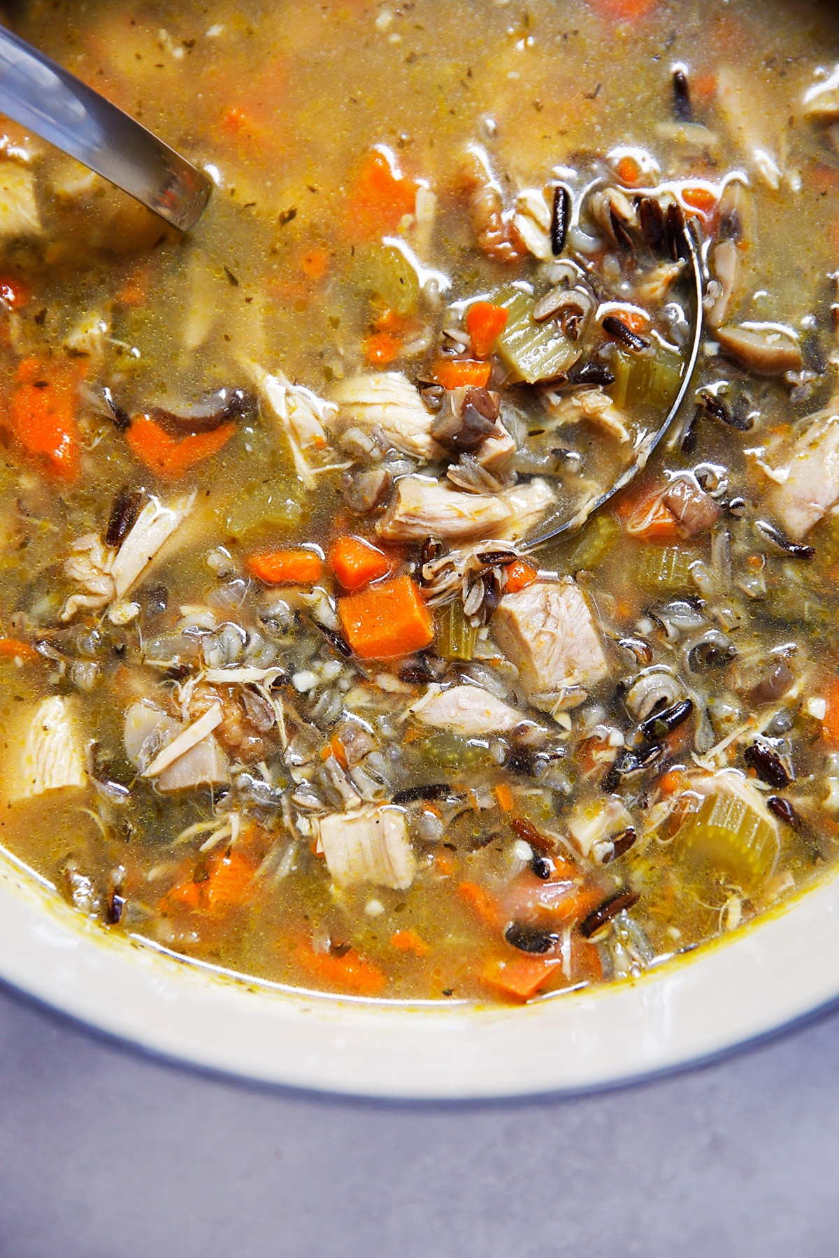 Turkey Leftover Soup
 Turkey Wild Rice Soup from Leftover Turkey Lexi s Clean