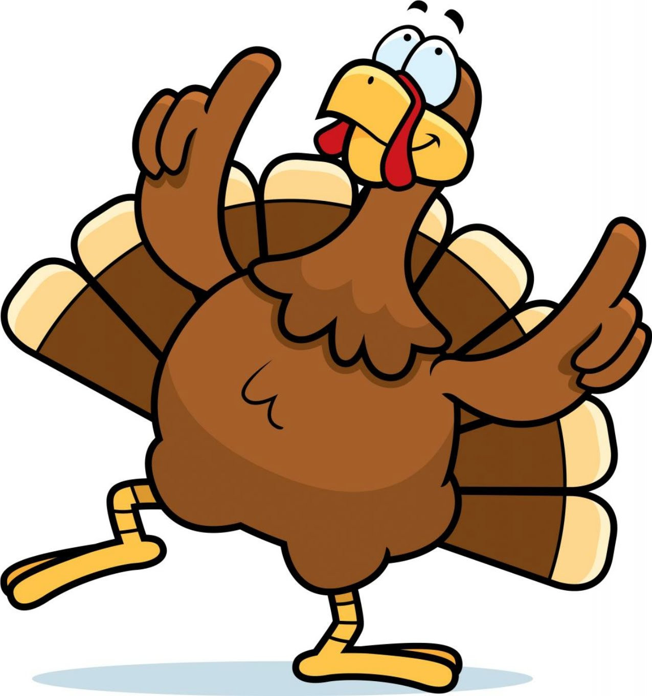 Turkey Thanksgiving Cartoon
 Dancing Turkey Clipart – 101 Clip Art