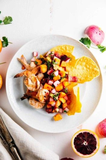 Tyler Florence Shrimp And Grits
 Grilled shrimp with mango radish salsa Recipe