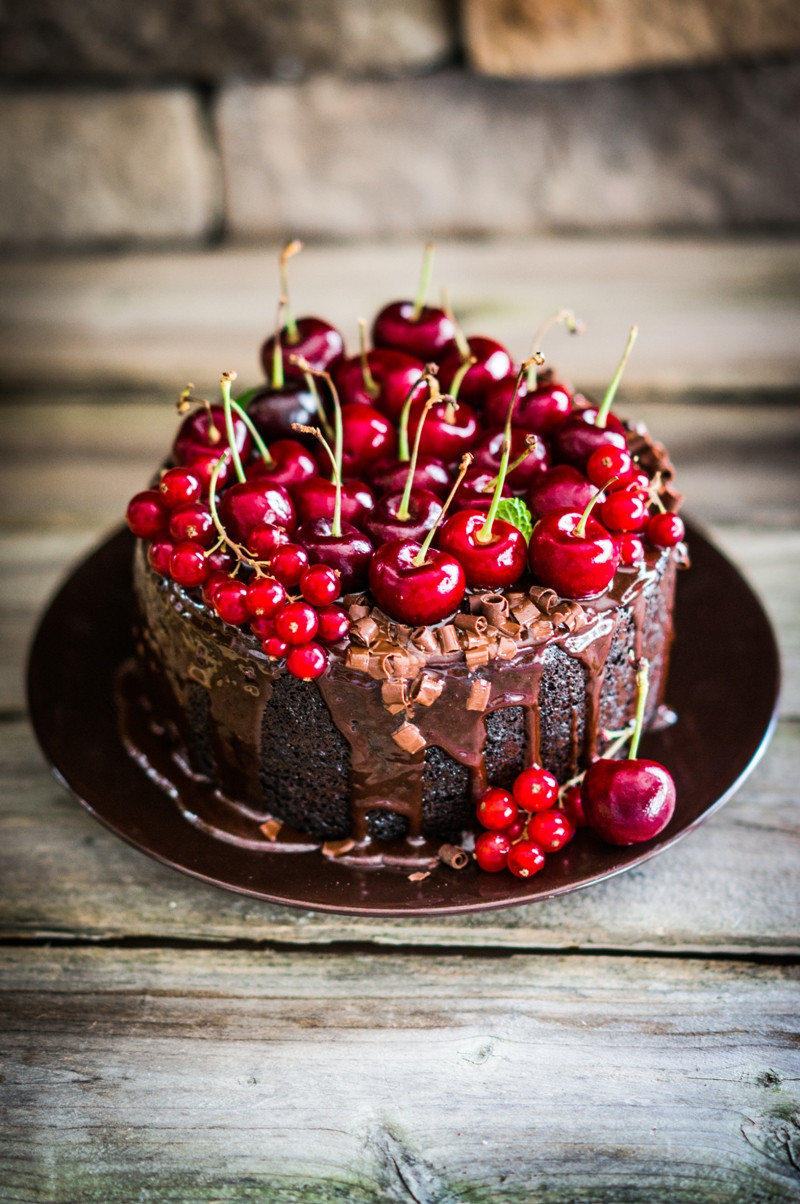 Valentine Cake Recipes
 Chocolate Cake with Creamy Ganache Recipe Party Ideas