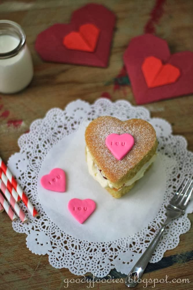 Valentine Cake Recipes
 GoodyFoo s Recipe Valentine s Mini Heart Cakes Happy