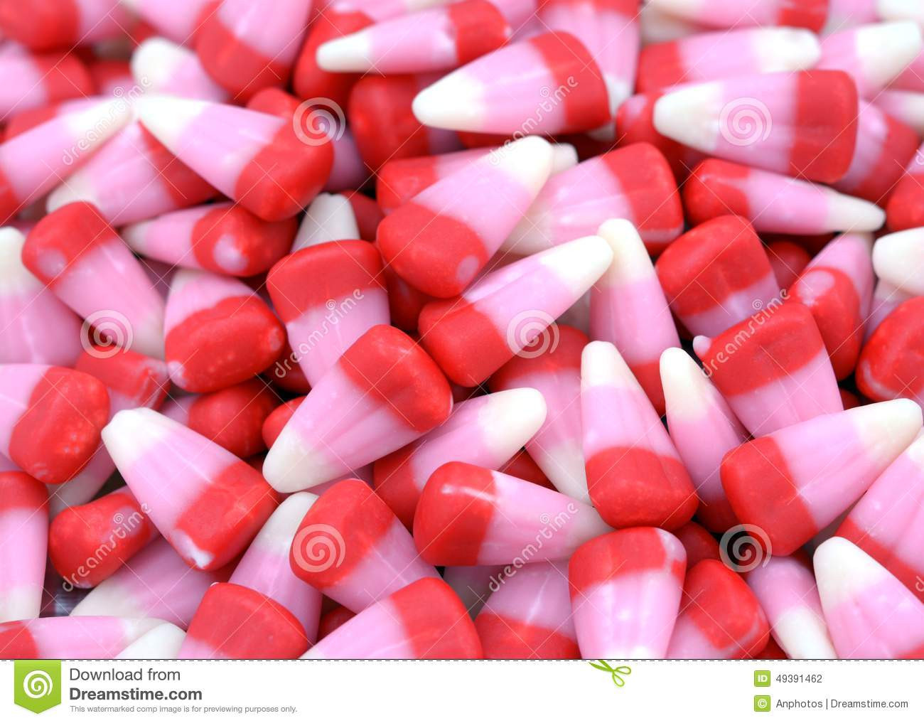 Valentines Day Candy Corn
 Candy Corn For Valentine Day Stock Image of
