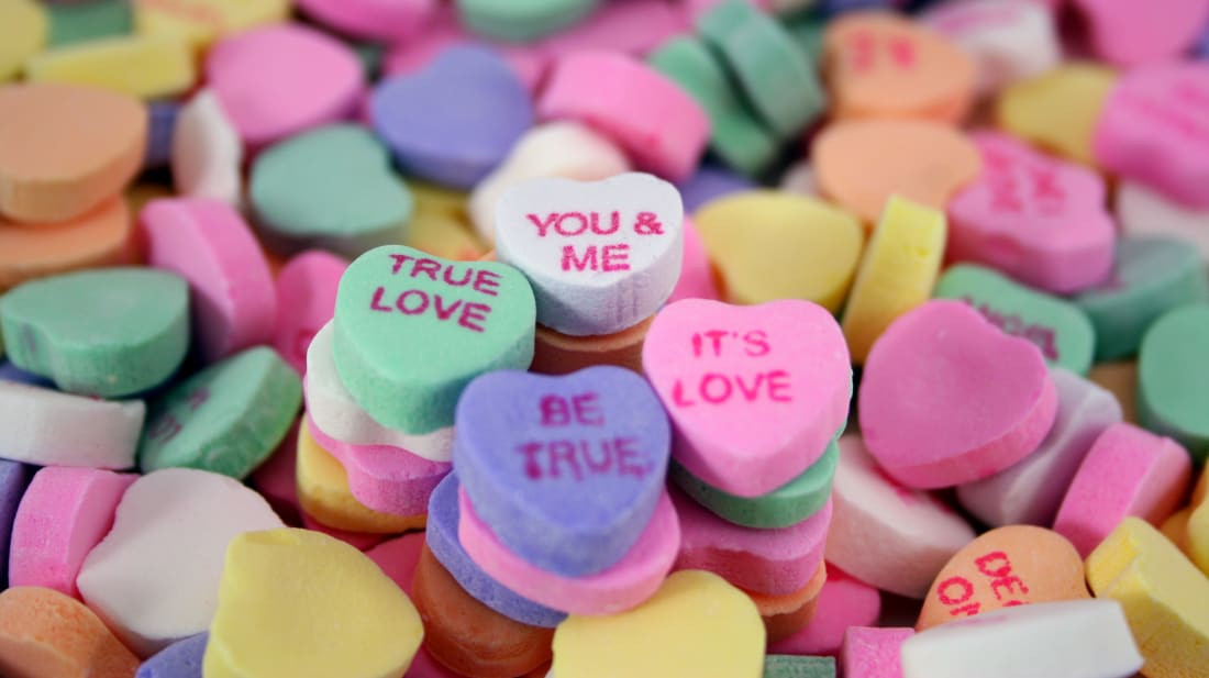Valentines Day Heart Candy
 2 BAD Sweethearts Conversation Hearts Have Been Cancelled