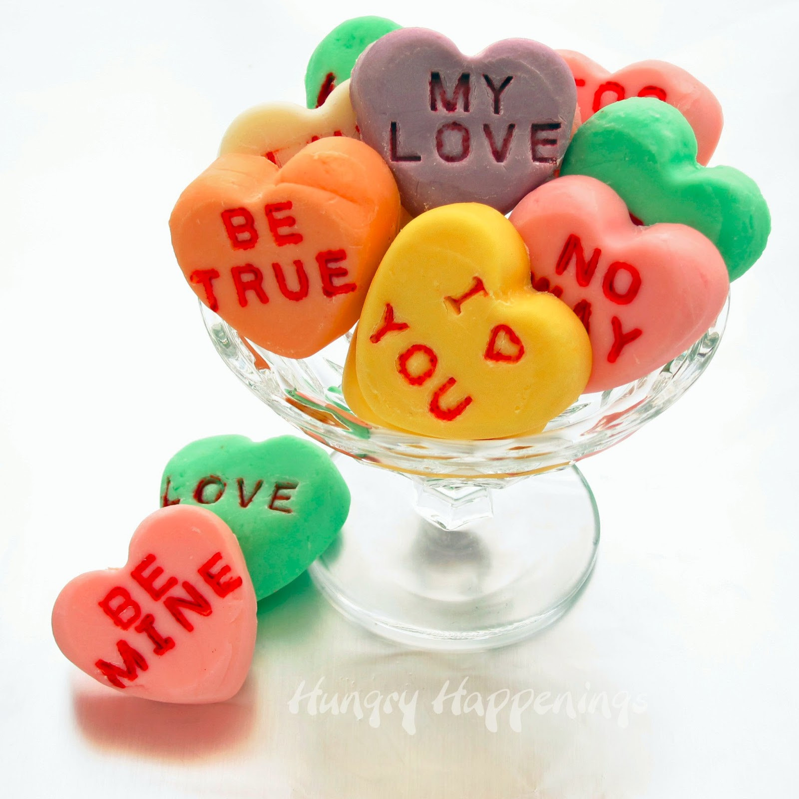 Valentines Day Heart Candy
 Conversation Heart Fudge A sweet Valentine s Day Candy