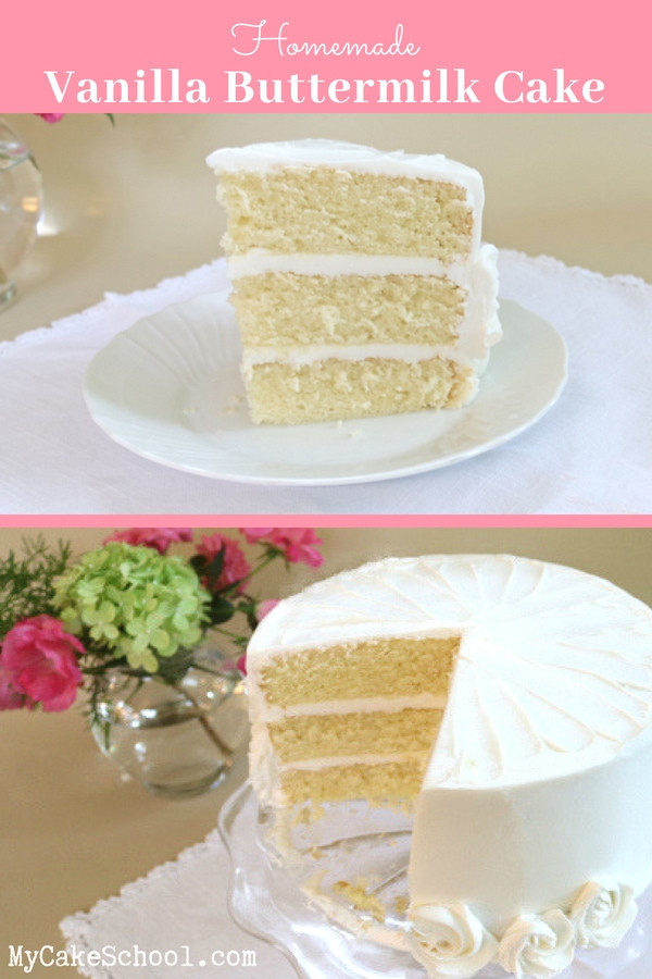 Vanilla Cake Recipe From Scratch
 Vanilla Buttermilk Cake Recipe