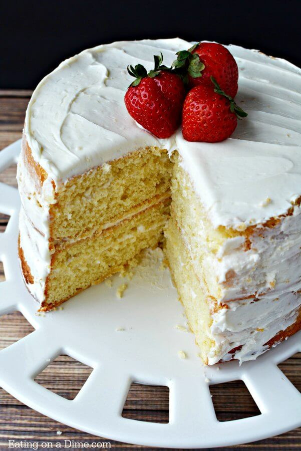 Vanilla Cake Recipe From Scratch
 How to Make a Vanilla Cake from Scratch Homemade Vanilla
