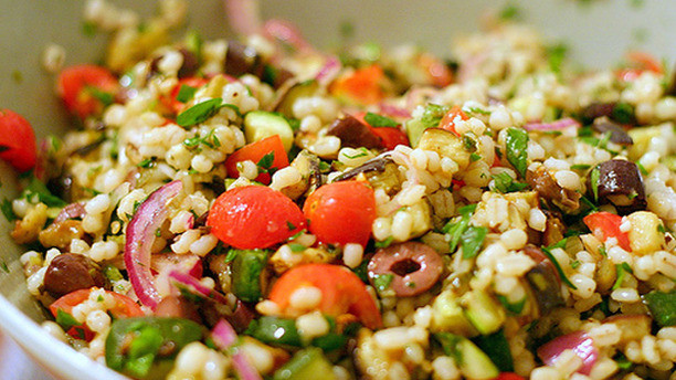 Vegan Barley Recipe
 Pearl Barley and Butternut Squash Salad with Vinaigrette