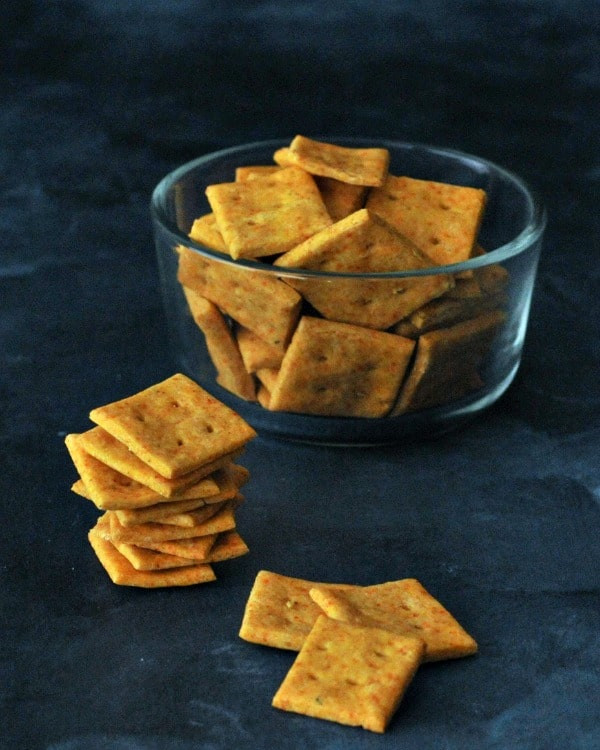 cheese crackers black