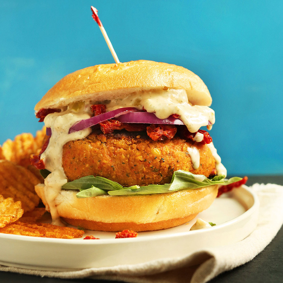 Vegan Chickpea Burgers Recipes
 16 Easy Vegan Entrees