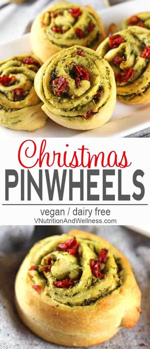 Vegan Christmas Appetizers
 Christmas Pinwheels