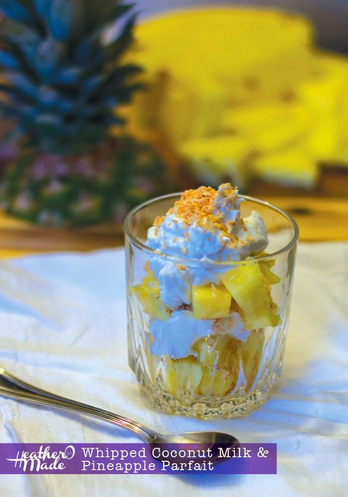 Vegan Dessert Recipes With Coconut Milk
 Whipped Coconut Milk & Pineapple Parfait