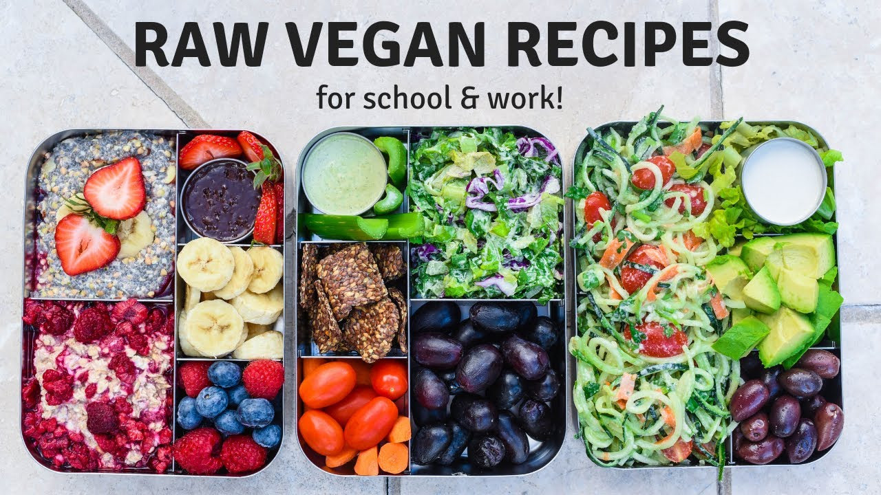 Vegan Diet Recipes
 RAW VEGAN MEAL PREP RECIPES 🥑 healthy easy ideas